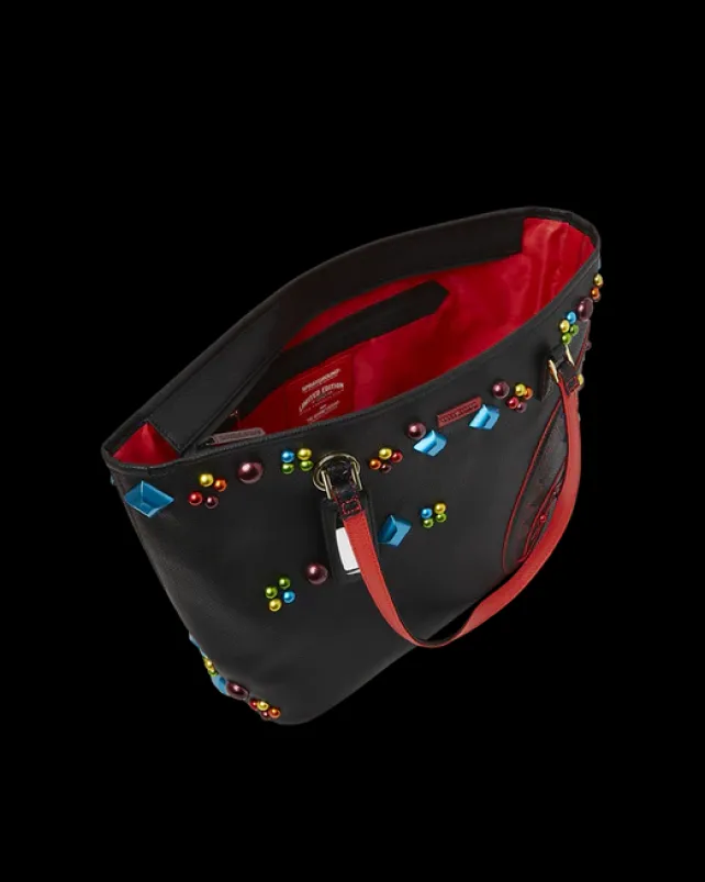 TOTES|HANDBAGS>SPRAYGROUND GEMSTONE OUTLAW TOTE