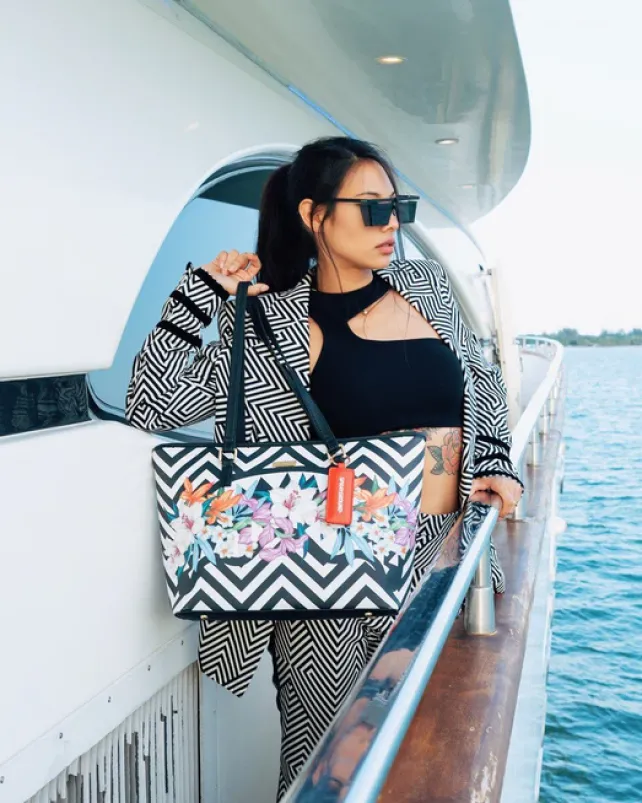 TOTES>SPRAYGROUND GLASS HOUSE TOTE