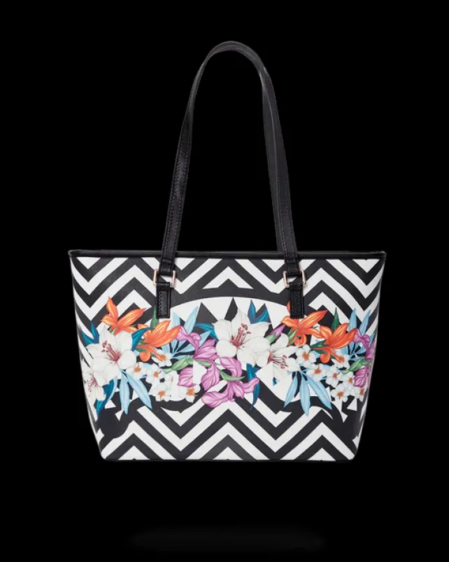 TOTES>SPRAYGROUND GLASS HOUSE TOTE