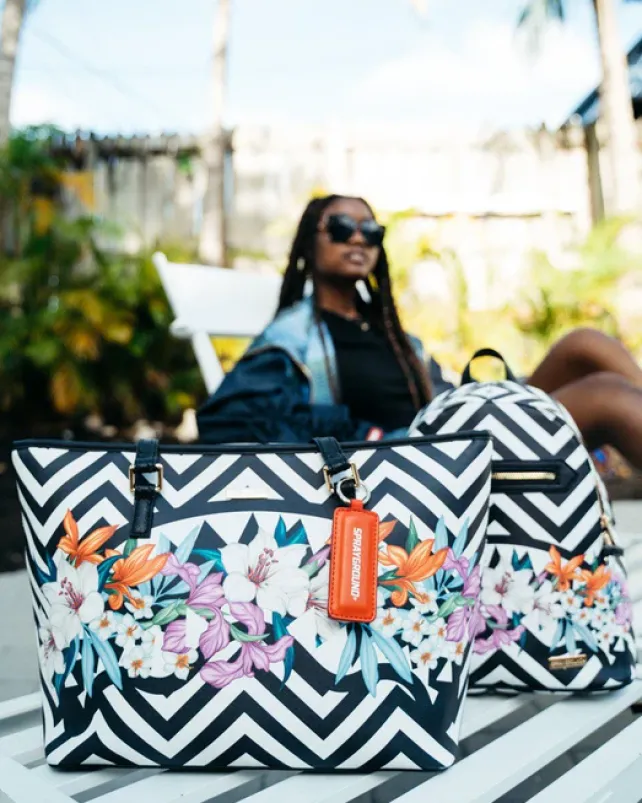 TOTES>SPRAYGROUND GLASS HOUSE TOTE
