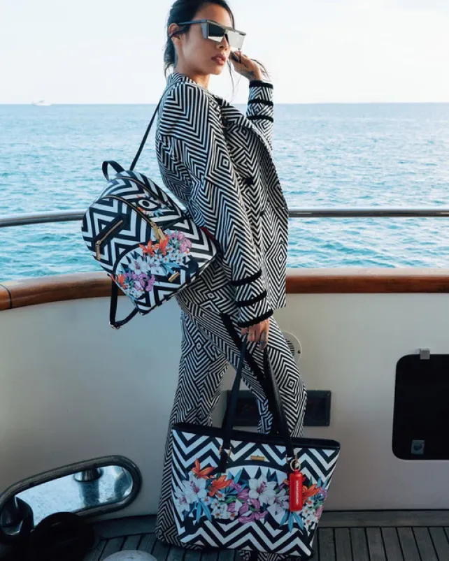 TOTES>SPRAYGROUND GLASS HOUSE TOTE