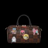 DUFFLES>SPRAYGROUND GLOBAL MOGUL POPAGANDA RON ENGLISH EDITION MINI DUFFLE