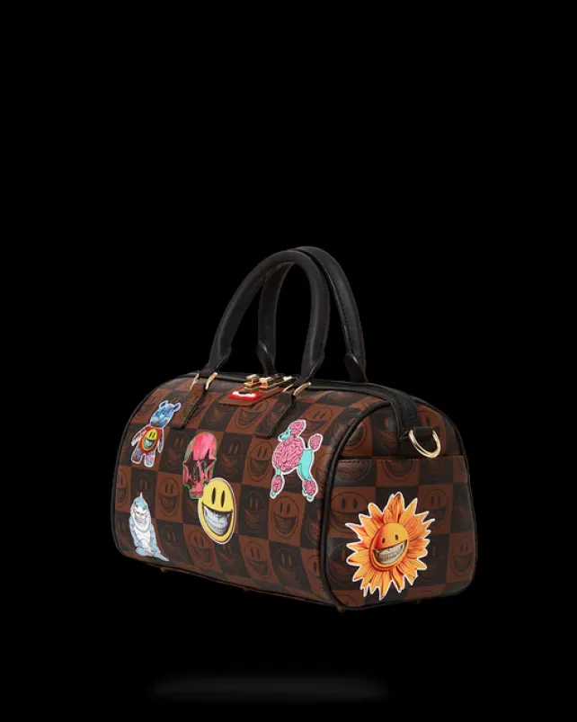 DUFFLES>SPRAYGROUND GLOBAL MOGUL POPAGANDA RON ENGLISH EDITION MINI DUFFLE
