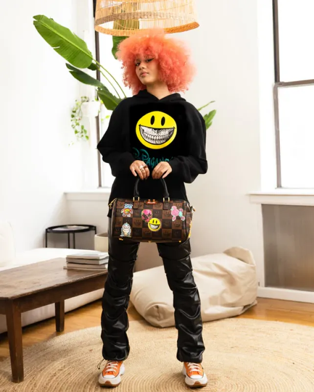 DUFFLES>SPRAYGROUND GLOBAL MOGUL POPAGANDA RON ENGLISH EDITION MINI DUFFLE