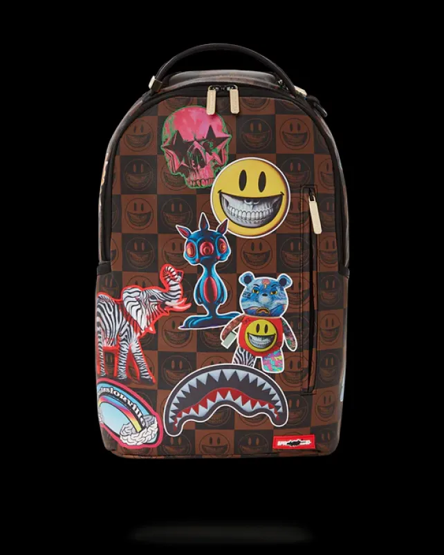 BACKPACKS>SPRAYGROUND GLOBAL MOGUL POPAGANDA RON ENGLISH EDITION BACKPACK