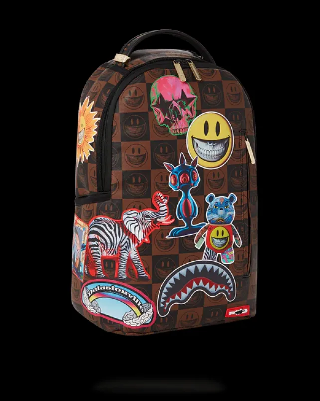 BACKPACKS>SPRAYGROUND GLOBAL MOGUL POPAGANDA RON ENGLISH EDITION BACKPACK