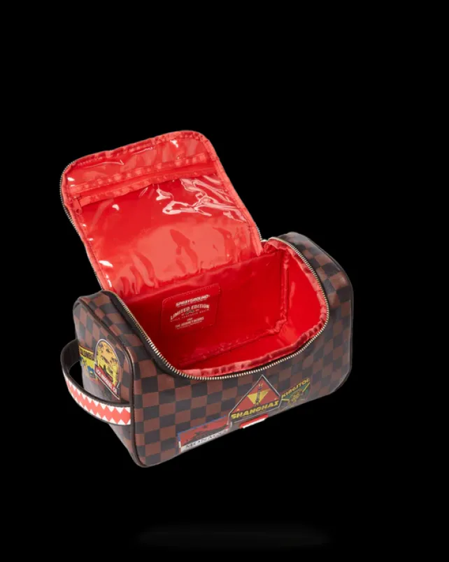 TOILETRIES AKA MONEY BAGS>SPRAYGROUND GLOBAL MOGUL TOILETRY BAG
