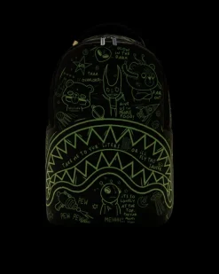 BACKPACKS>SPRAYGROUND GLOW THE SPACE BACKPACK (GLOW IN THE DARK EFFECT)