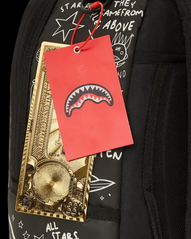 BACKPACKS>SPRAYGROUND GLOW THE SPACE BACKPACK (GLOW IN THE DARK EFFECT)