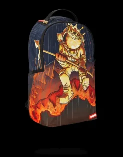 BACKPACKS>SPRAYGROUND GOLD ASTRONAUT METEOR SHARK