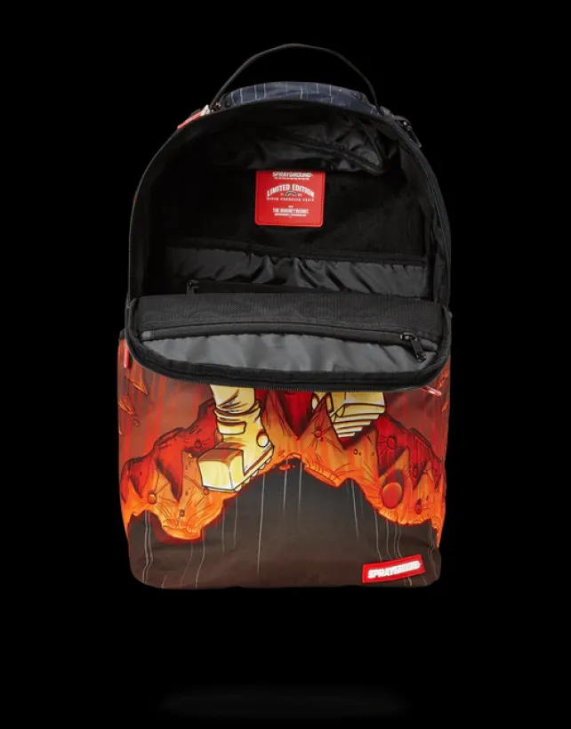 BACKPACKS>SPRAYGROUND GOLD ASTRONAUT METEOR SHARK