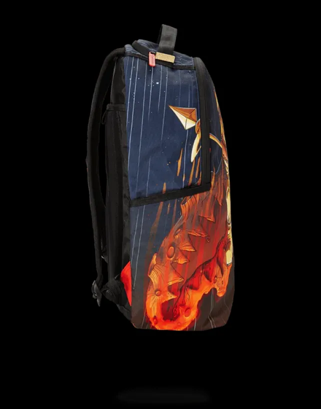 BACKPACKS>SPRAYGROUND GOLD ASTRONAUT METEOR SHARK