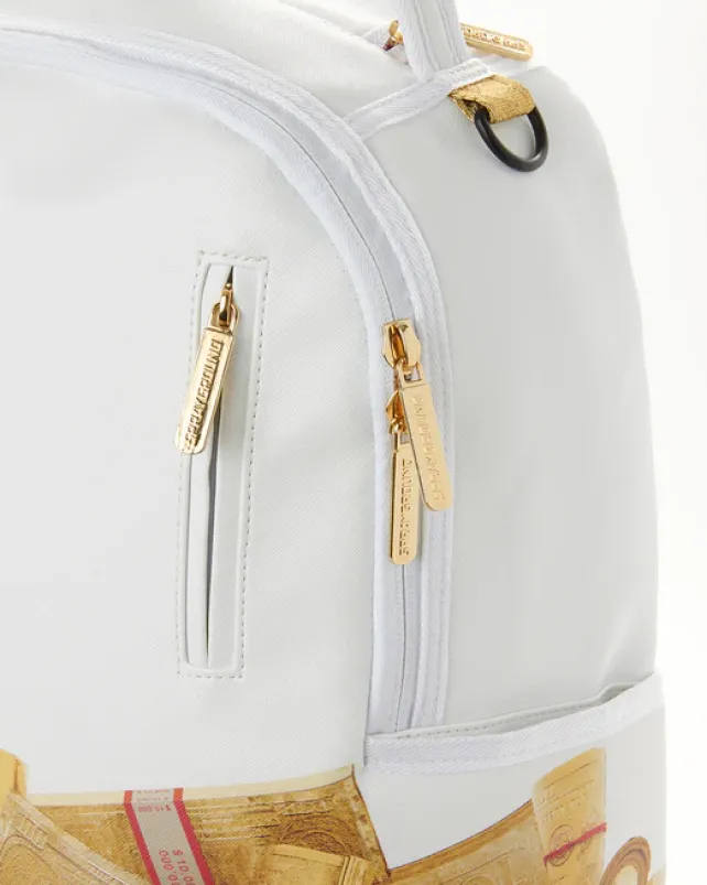 BACKPACKS>SPRAYGROUND GOLD MONEY BRICKS DLXV BACKPACK