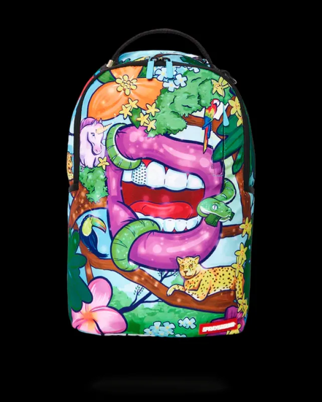 BACKPACKS>SPRAYGROUND GREEN DREAM BACKPACK (DLXR)