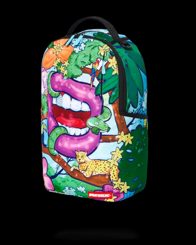 BACKPACKS>SPRAYGROUND GREEN DREAM BACKPACK (DLXR)