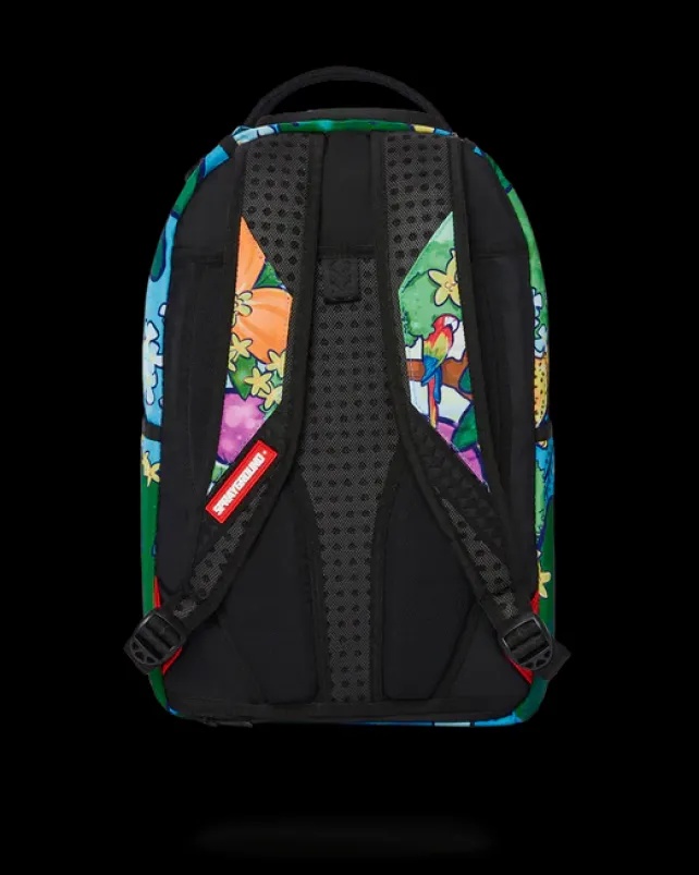 BACKPACKS>SPRAYGROUND GREEN DREAM BACKPACK (DLXR)