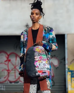 BACKPACKS>SPRAYGROUND HALF GRAFF NIGHT BACKPACK (DLXV)