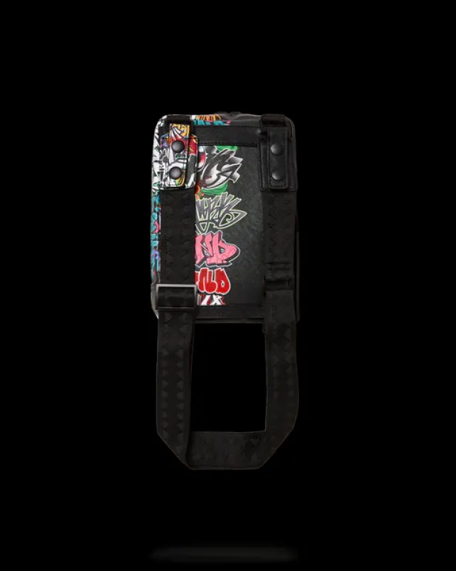 SLINGS|CROSSBODYS>SPRAYGROUND HALF GRAFF NIGHT SLING