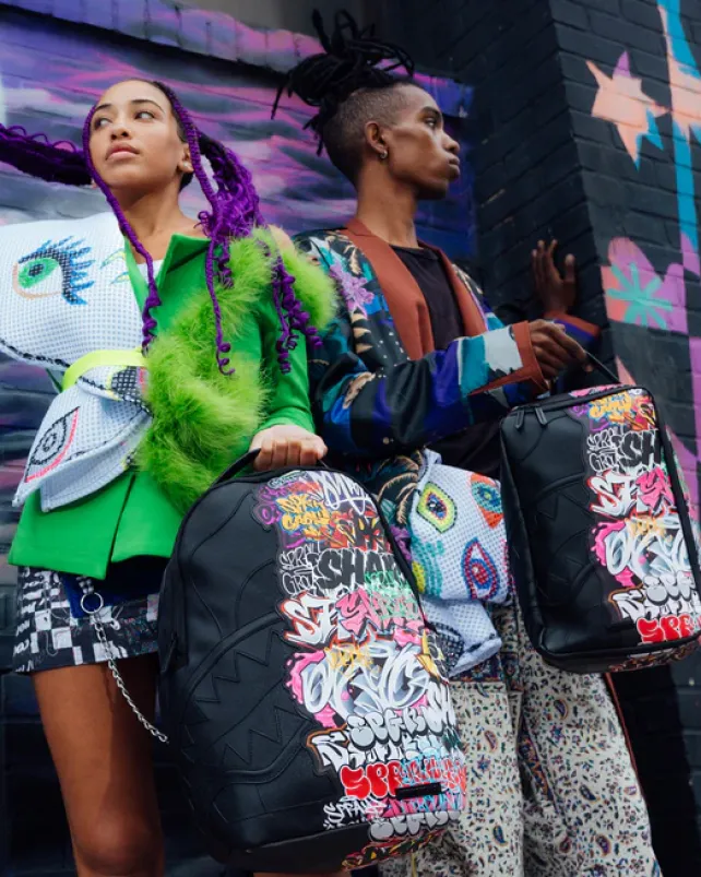 SHOE HOLDERS>SPRAYGROUND HALF GRAFF NIGHT SNEAKER HOLDER