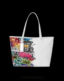 TOTES>SPRAYGROUND HALF GRAFF TOTE