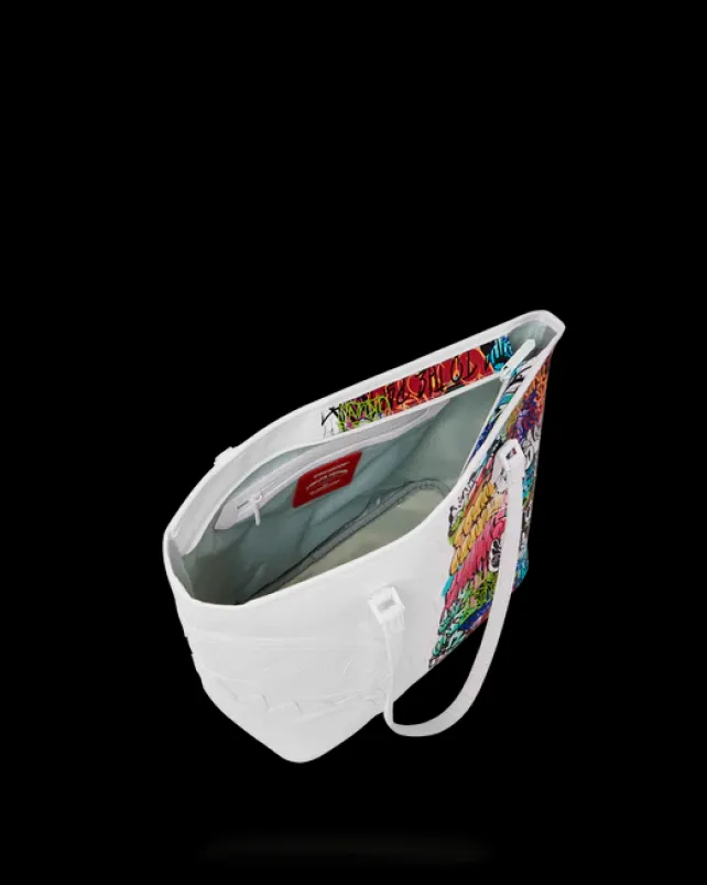 TOTES>SPRAYGROUND HALF GRAFF TOTE