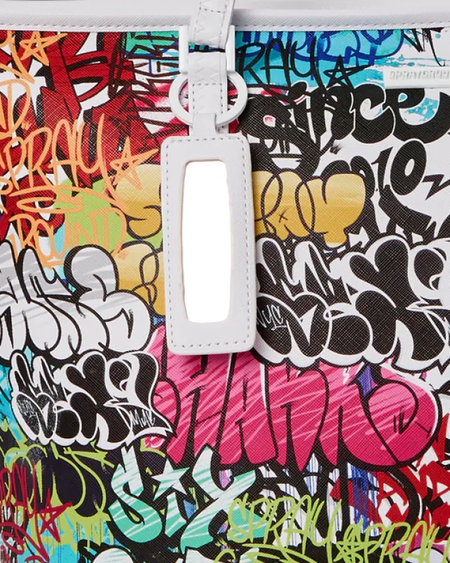 TOTES>SPRAYGROUND HALF GRAFF TOTE