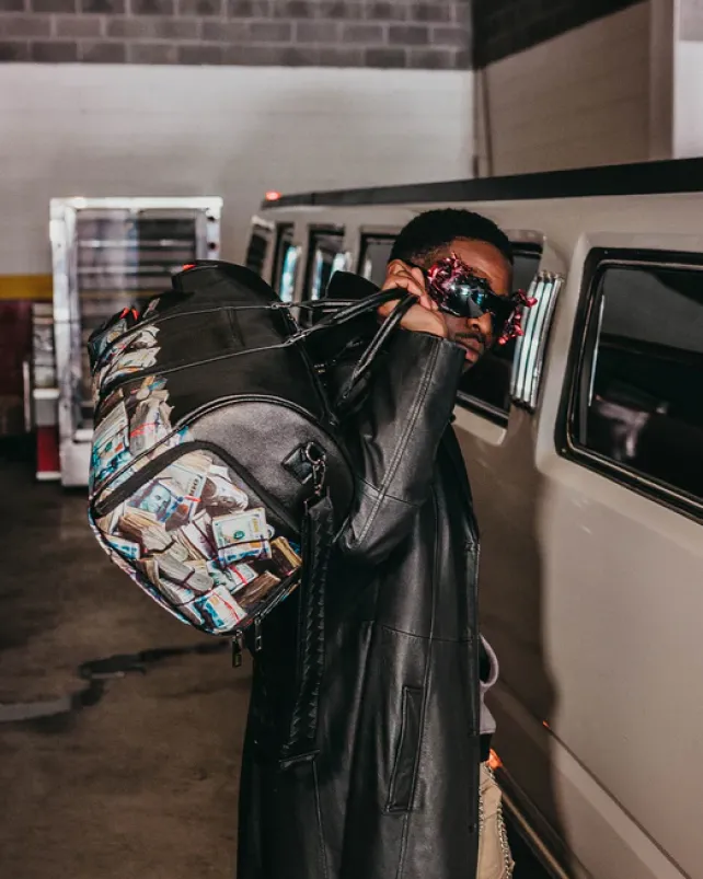 DUFFLES>SPRAYGROUND $HARKBITE LARGE DUFFLE