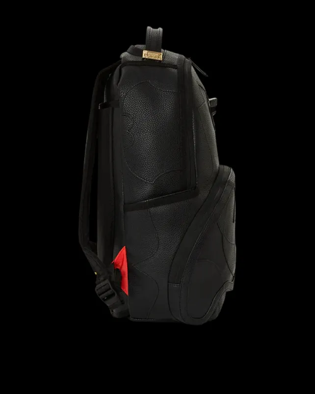 BACKPACKS>SPRAYGROUND HEAVY METAL SHARK BLACK BACKPACK (DLXV)