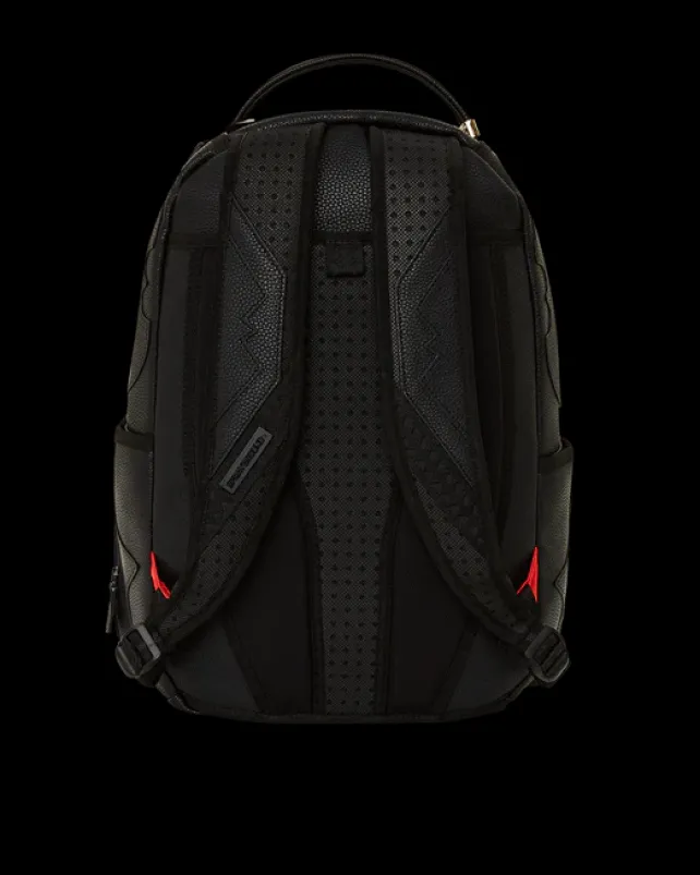 BACKPACKS>SPRAYGROUND HEAVY METAL SHARK BLACK BACKPACK (DLXV)