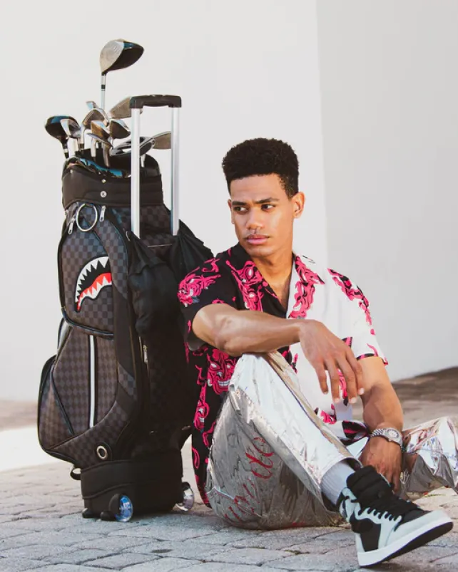 GOLF PRO BAG>SPRAYGROUND HENNY AIIR TO THE THRONE PRO GOLF BAG