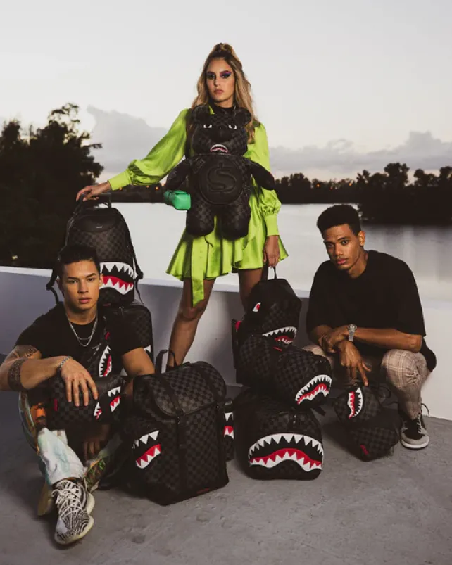 DUFFLES>SPRAYGROUND HENNY AIIR TO THE THRONE MINI DUFFLE