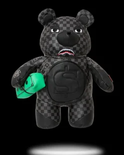 TEDDY BEAR BACKPACKS|BACKPACKS>SPRAYGROUND HENNY AIIR TO THE THRONE MONEYBEAR TEDDYBEAR BACKPACK