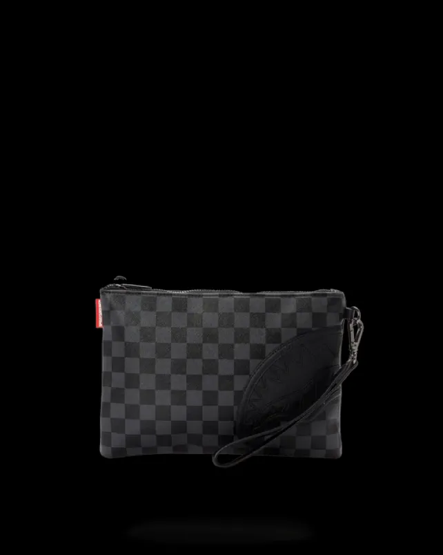 CROSSOVER CLUTCHES>SPRAYGROUND HENNY BLACK CROSSOVER CLUTCH
