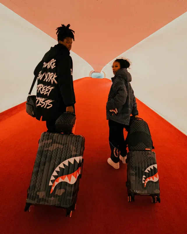 BACKPACKS>SPRAYGROUND HENNY BLACK DLX BACKPACK