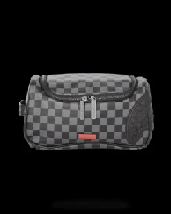 TOILETRIES AKA MONEY BAGS>SPRAYGROUND HENNY BLACK TOILETRY BAG