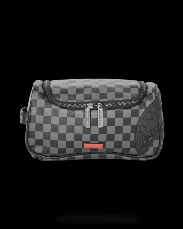 TOILETRIES AKA MONEY BAGS>SPRAYGROUND HENNY BLACK TOILETRY BAG