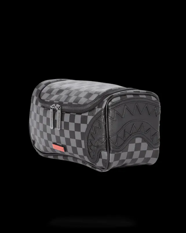 TOILETRIES AKA MONEY BAGS>SPRAYGROUND HENNY BLACK TOILETRY BAG