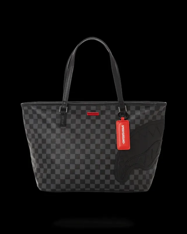 TOTES>SPRAYGROUND HENNY BLACK TOTE