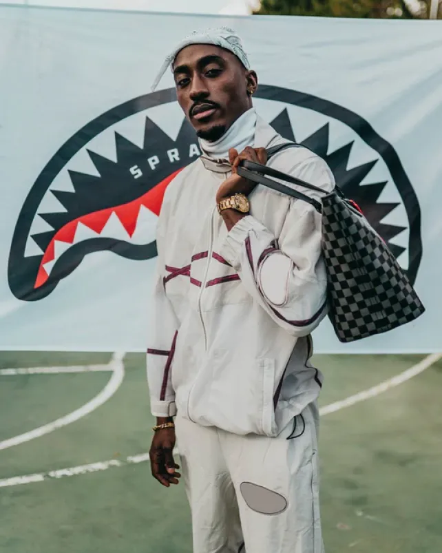 TOTES>SPRAYGROUND HENNY BLACK TOTE