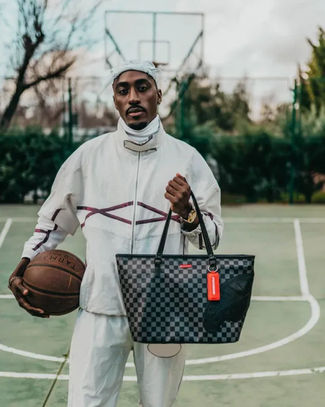 TOTES>SPRAYGROUND HENNY BLACK TOTE