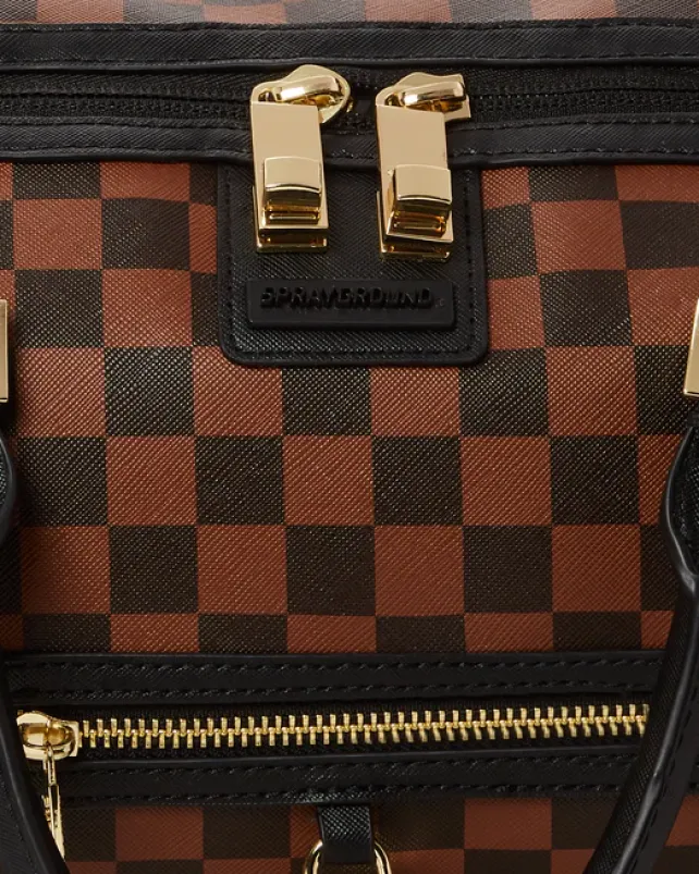 DUFFLES>SPRAYGROUND HENNY LOCK SHARKS IN PARIS MINI DUFFLE