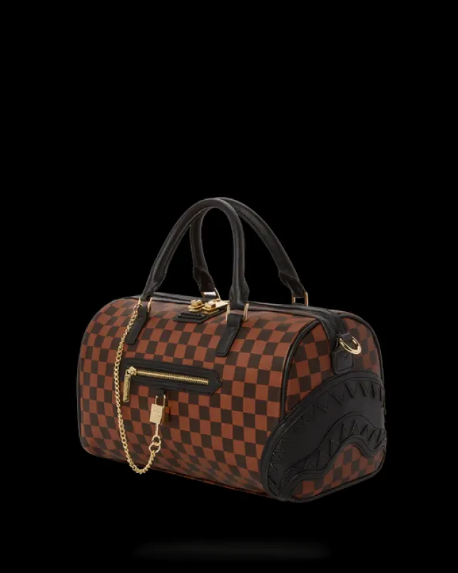 DUFFLES>SPRAYGROUND HENNY LOCK SHARKS IN PARIS MINI DUFFLE