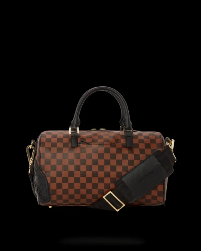 DUFFLES>SPRAYGROUND HENNY LOCK SHARKS IN PARIS MINI DUFFLE