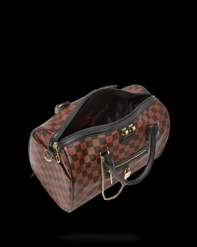 DUFFLES>SPRAYGROUND HENNY LOCK SHARKS IN PARIS MINI DUFFLE
