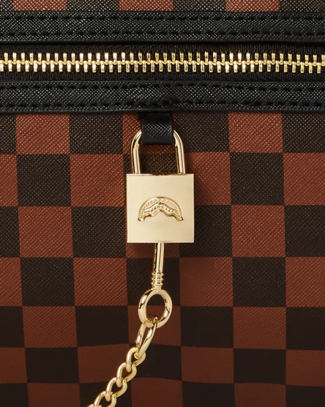 DUFFLES>SPRAYGROUND HENNY LOCK SHARKS IN PARIS MINI DUFFLE