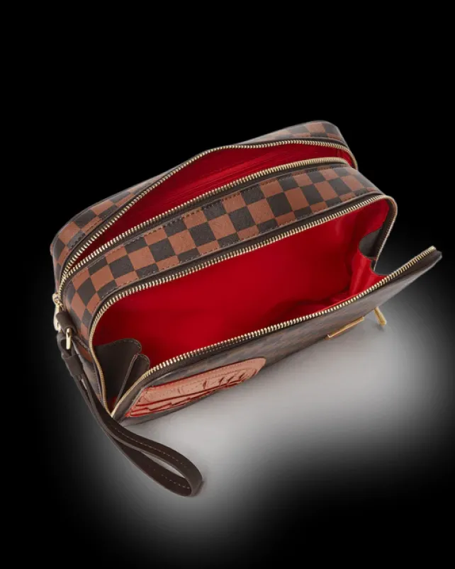 TOILETRIES AKA MONEY BAGS>SPRAYGROUND HENNY TOILETRY BAG