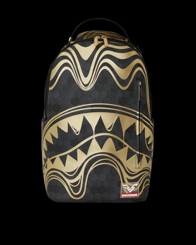 BACKPACKS>SPRAYGROUND HONEYCOMB DEVONTA SMITH COLLAB BACKPACK