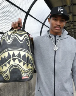 BACKPACKS>SPRAYGROUND HONEYCOMB DEVONTA SMITH COLLAB BACKPACK