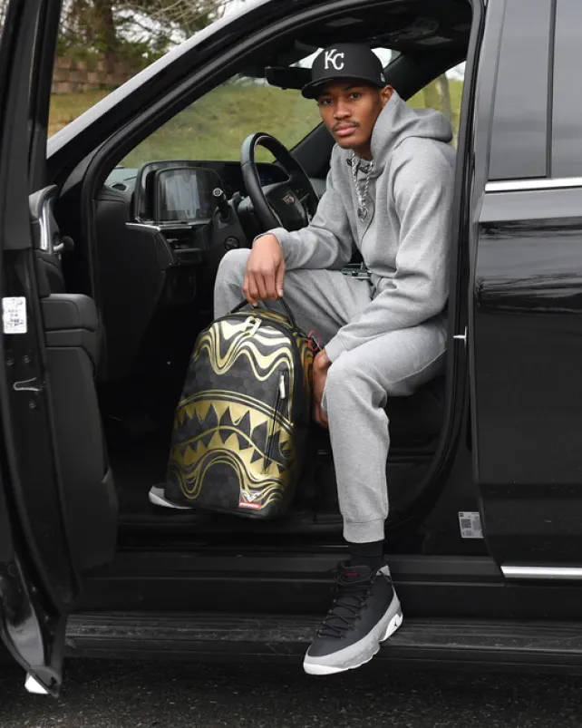 BACKPACKS>SPRAYGROUND HONEYCOMB DEVONTA SMITH COLLAB BACKPACK