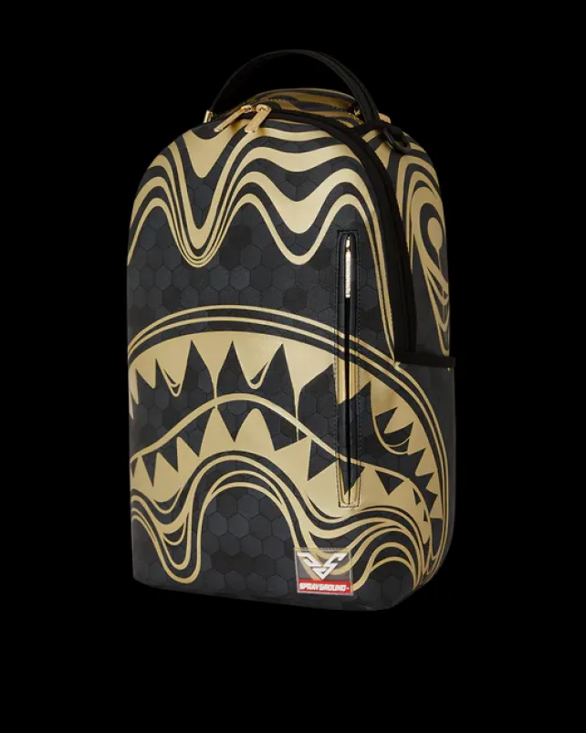 BACKPACKS>SPRAYGROUND HONEYCOMB DEVONTA SMITH COLLAB BACKPACK